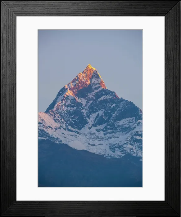 Framed Print : Machhapuchhare (Fishtail) mountain from Sarangkot near Pokhara, Annapurna Region, Gandaki Province, Nepal Framed Print : Machhapuchhare (Fishtail) mountain from Sarangkot near Pokhara, Annapurna Region, Gandaki Province, Nepal