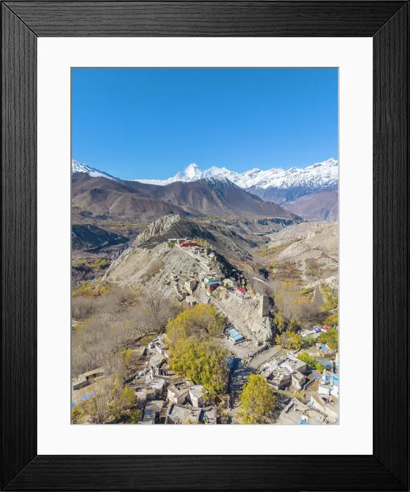 Framed Print : Jhon village near Muktinath, Lower Mustang, Nepal Framed Print : Jhon village near Muktinath, Lower Mustang, Nepal