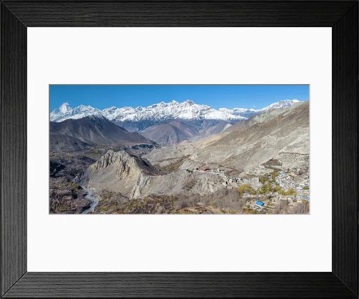 Framed Print : Jhon village near Muktinath, Lower Mustang, Nepal Framed Print : Jhon village near Muktinath, Lower Mustang, Nepal
