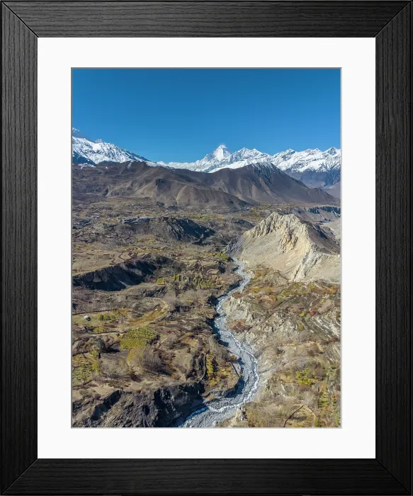 Framed Print : Jhon village near Muktinath, Lower Mustang, Nepal Framed Print : Jhon village near Muktinath, Lower Mustang, Nepal