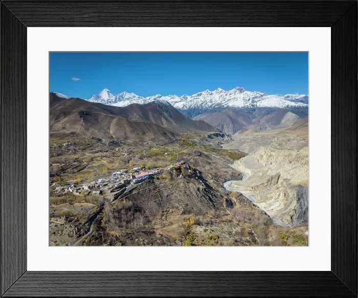 Framed Print : Jharkot village nr Muktinath, Lower Mustang, Nepal Framed Print : Jharkot village nr Muktinath, Lower Mustang, Nepal