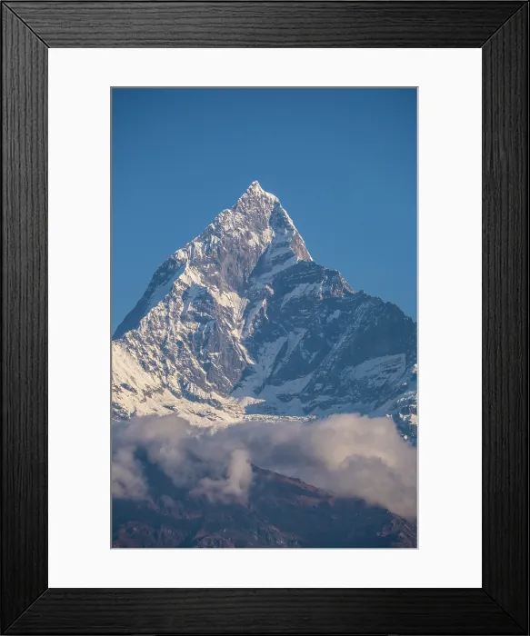 Framed Print : Machhapuchhare (Fishtail) mountain from Sarangkot near Pokhara, Annapurna Region, Gandaki Province, Nepal Framed Print : Machhapuchhare (Fishtail) mountain from Sarangkot near Pokhara, Annapurna Region, Gandaki Province, Nepal