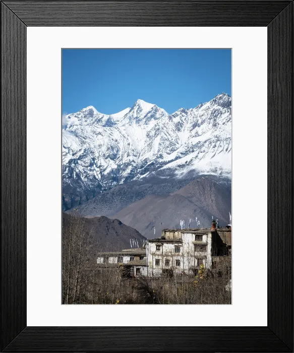 Framed Print : Jharkot village nr Muktinath, Lower Mustang, Nepal Framed Print : Jharkot village nr Muktinath, Lower Mustang, Nepal