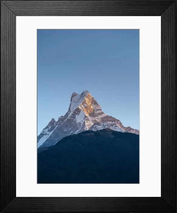 Framed Print : Machhapuchhare (Fishtail) mountain, Annapurna Region, Gandaki Province, Nepal Framed Print : Machhapuchhare (Fishtail) mountain, Annapurna Region, Gandaki Province, Nepal