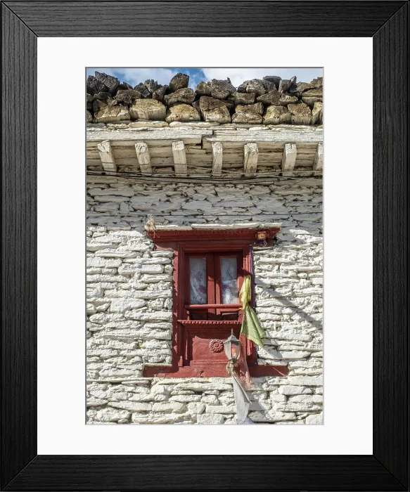 Framed Print : Traditional wooden window, Marpha Village, Lower Mustang, Nepal Framed Print : Traditional wooden window, Marpha Village, Lower Mustang, Nepal