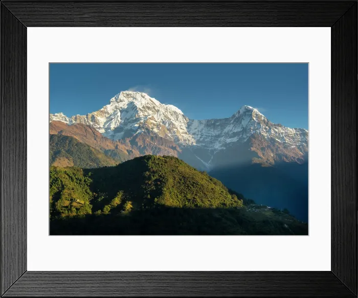 Framed Print : Annapurna South from Ghandruk, Annapurna Region, Gandaki Province, Nepal Framed Print : Annapurna South from Ghandruk, Annapurna Region, Gandaki Province, Nepal