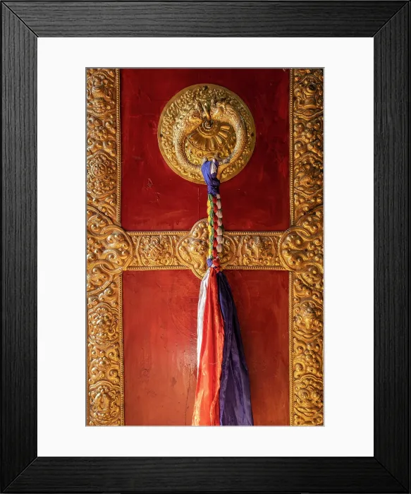 Framed Print : Door to the Buddhist monastery in Marpha Village, Lower Mustang, Nepal Framed Print : Door to the Buddhist monastery in Marpha Village, Lower Mustang, Nepal