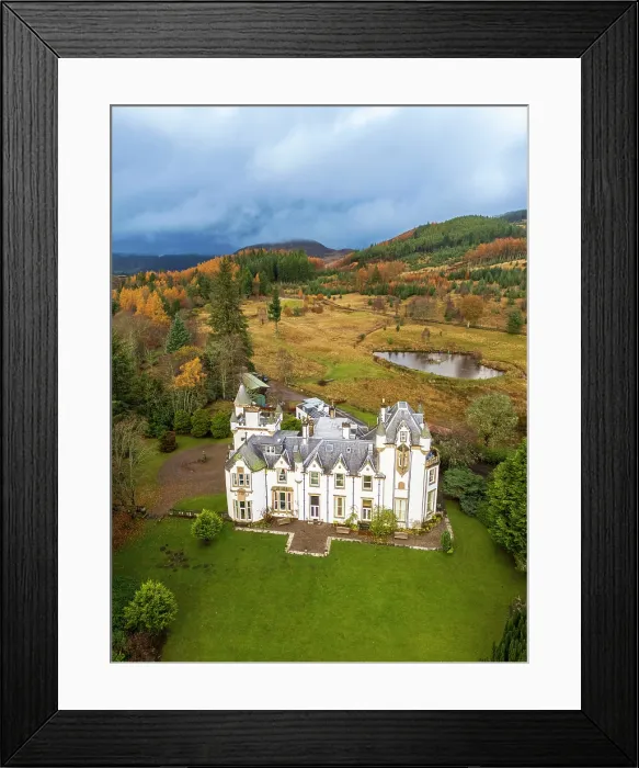 Framed Print : Dalnaglar Castle, Blairgowrie, Perthshire, Scotland, UK Framed Print : Dalnaglar Castle, Blairgowrie, Perthshire, Scotland, UK