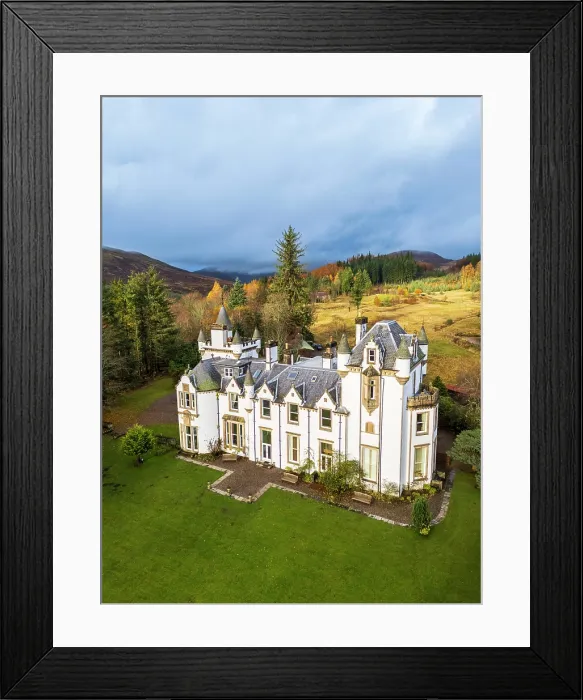 Framed Print : Dalnaglar Castle, Blairgowrie, Perthshire, Scotland, UK Framed Print : Dalnaglar Castle, Blairgowrie, Perthshire, Scotland, UK