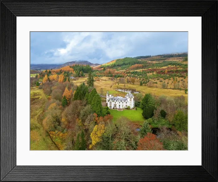 Framed Print : Dalnaglar Castle, Blairgowrie, Perthshire, Scotland, UK Framed Print : Dalnaglar Castle, Blairgowrie, Perthshire, Scotland, UK