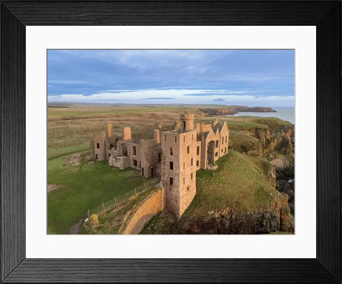Framed Print : Slains Castle, Cruden Bay, Aberdeenshire, Scotland Framed Print : Slains Castle, Cruden Bay, Aberdeenshire, Scotland