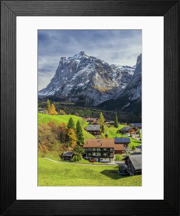 Framed Print : Grindelwald, Berner Oberland, Switzerland