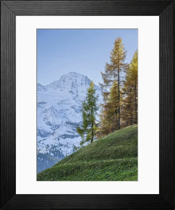 Framed Print : Mount Breithorn, Murren, Berner Oberland, Switzerland Framed Print : Mount Breithorn, Murren, Berner Oberland, Switzerland