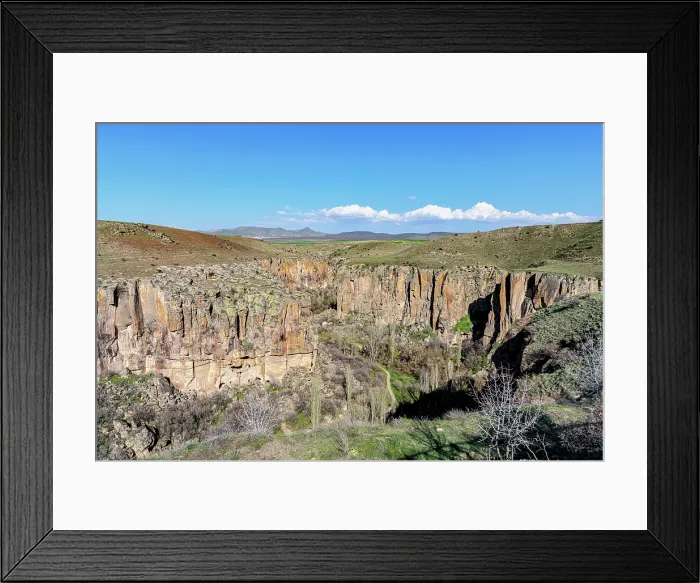 Framed Print : Ihlara Valley canyon, Aksaray Province, Guzelyurt District, Cappadocia, Central Anatolia, Turkey Framed Print : Ihlara Valley canyon, Aksaray Province, Guzelyurt District, Cappadocia, Central Anatolia, Turkey