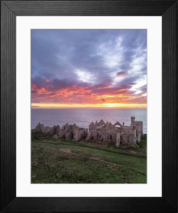 Framed Print : Slains Castle, Cruden Bay, Aberdeenshire, Scotland Framed Print : Slains Castle, Cruden Bay, Aberdeenshire, Scotland
