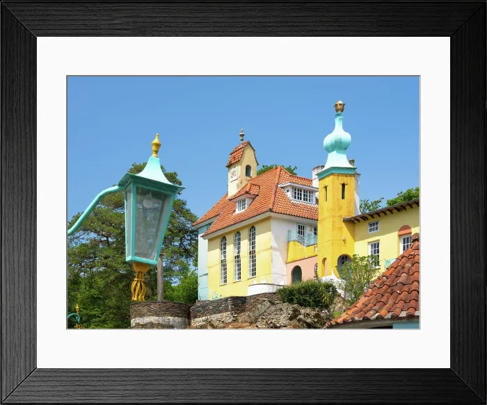 Framed Print : Portmeirion Village, Gwynedd, Wales Framed Print : Portmeirion Village, Gwynedd, Wales