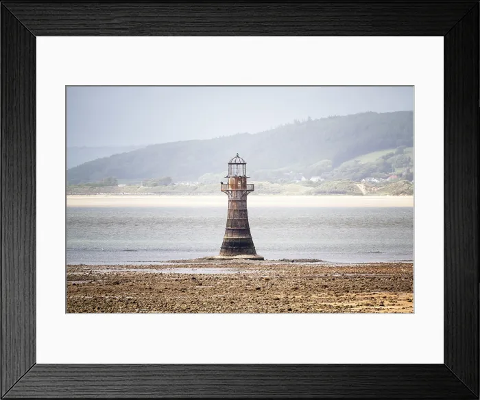 Framed Print : Whiteford Point Lighthouse at low tide, the only cast-iron lighthouse in Britain which is wave-washed, at Whiteford Point near Whiteford Sands, Gower Peninsula, Swansea, Wales Framed Print : Whiteford Point Lighthouse at low tide, the only cast-iron lighthouse in Britain which is wave-washed, at Whiteford Point near Whiteford Sands, Gower Peninsula, Swansea, Wales