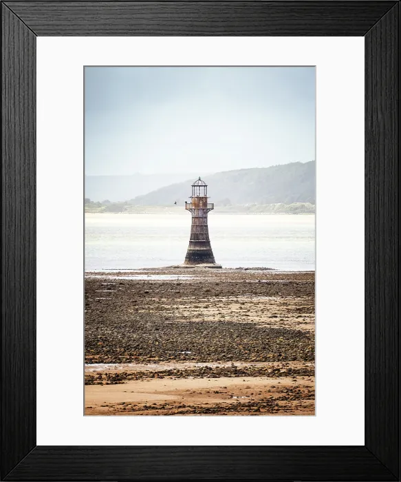Framed Print : Whiteford Point Lighthouse at low tide, the only cast-iron lighthouse in Britain which is wave-washed, at Whiteford Point near Whiteford Sands, Gower Peninsula, Swansea, Wales Framed Print : Whiteford Point Lighthouse at low tide, the only cast-iron lighthouse in Britain which is wave-washed, at Whiteford Point near Whiteford Sands, Gower Peninsula, Swansea, Wales