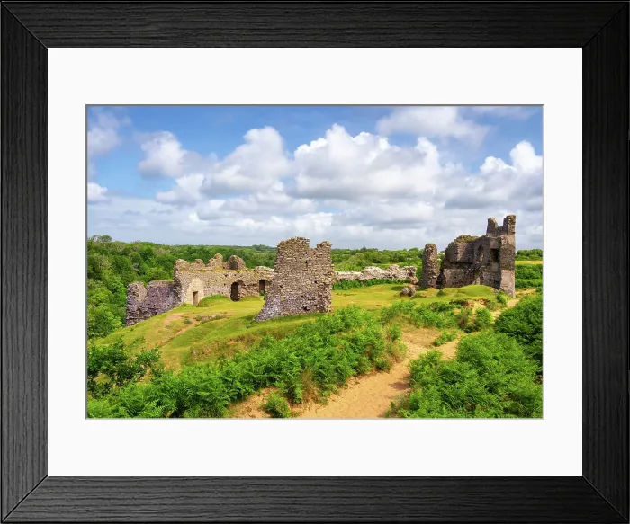 Framed Print : Ruins of Pennard Castle, Gower Peninsula, Swansea, Wales Framed Print : Ruins of Pennard Castle, Gower Peninsula, Swansea, Wales