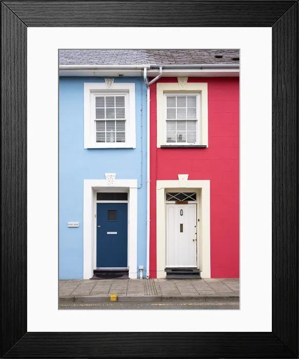 Framed Print : Colourful houses of Aberaeron, Ceredigion, Wales Framed Print : Colourful houses of Aberaeron, Ceredigion, Wales