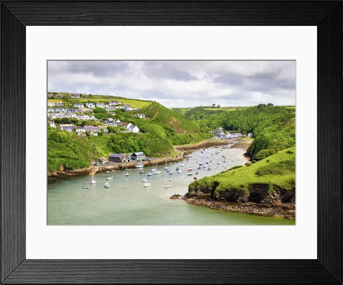 Framed Print : View towards Solva harbour, Pembrokeshire, Wales Framed Print : View towards Solva harbour, Pembrokeshire, Wales