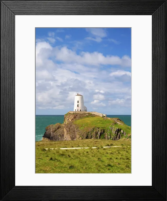 Framed Print : Twr Mawr lighthouse on Llanddwyn Island in Anglesey, Wales Framed Print : Twr Mawr lighthouse on Llanddwyn Island in Anglesey, Wales