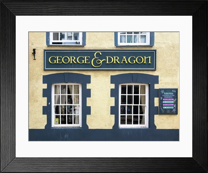 Framed Print : The George & Dragon pub in Conwy, Wales Framed Print : The George & Dragon pub in Conwy, Wales