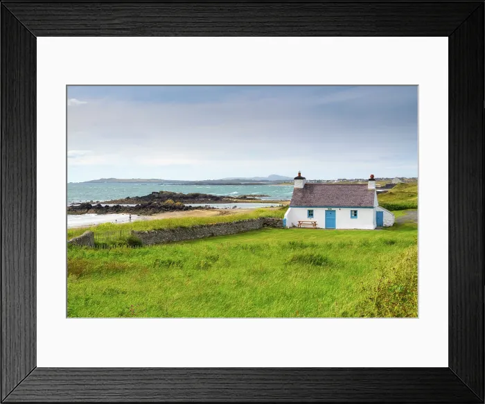 Framed Print : Traditional cottage in Anglesey, Wales Framed Print : Traditional cottage in Anglesey, Wales
