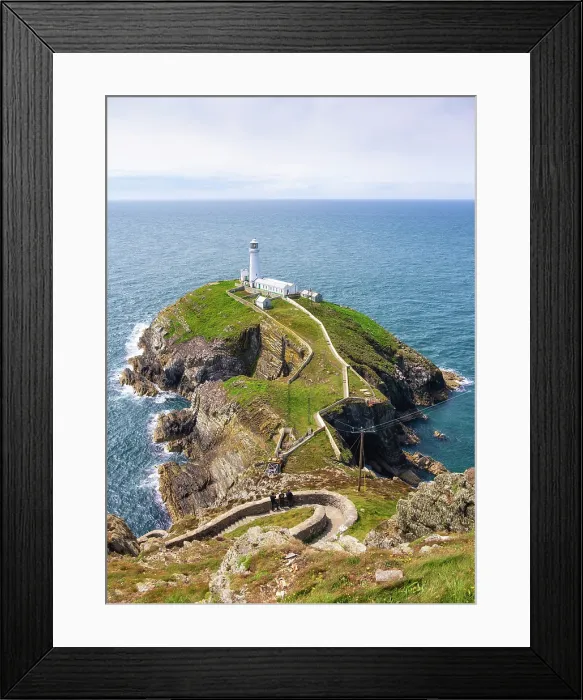 Framed Print : South Stack Lighthouse, Anglesey, Wales