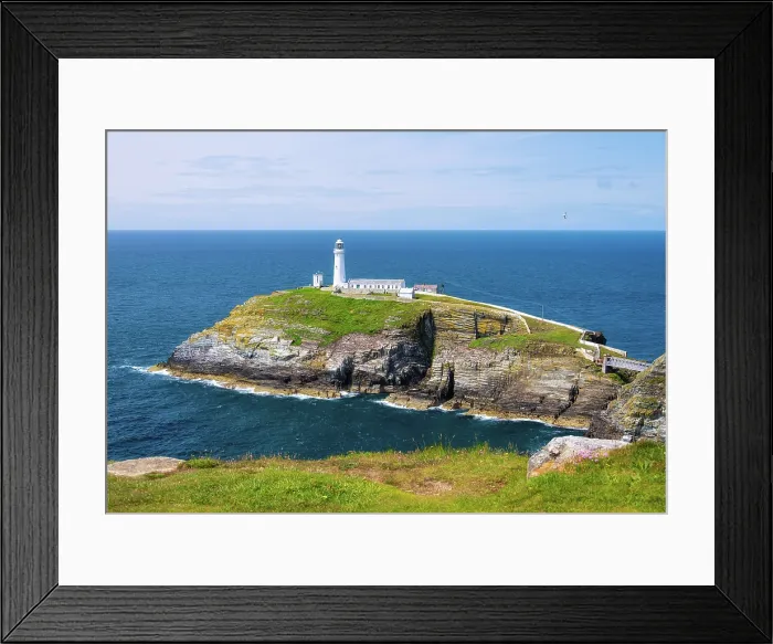 Framed Print : South Stack Lighthouse, Anglesey, Wales