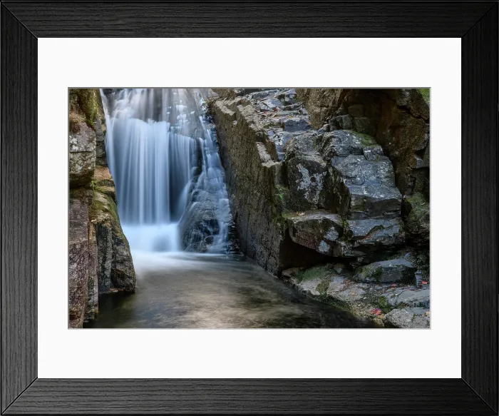 Framed Print : USA, New England, New Hampshire, Lincoln, White Mountains, Kancamagus Highway, Waterfall Framed Print : USA, New England, New Hampshire, Lincoln, White Mountains, Kancamagus Highway, Waterfall