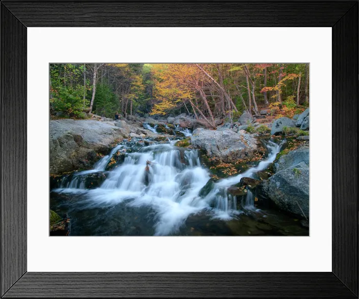 Framed Print : USA, New England, New Hampshire, White Mountains National Forest, Pinkham's Grant, Ellis River, Crystal cascade Framed Print : USA, New England, New Hampshire, White Mountains National Forest, Pinkham's Grant, Ellis River, Crystal cascade