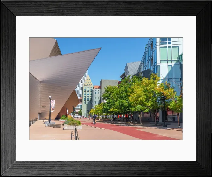Framed Print : USA, Colorado, Denver, Denver Museum of Art, Frederic C. Hamilton Building Framed Print : USA, Colorado, Denver, Denver Museum of Art, Frederic C. Hamilton Building
