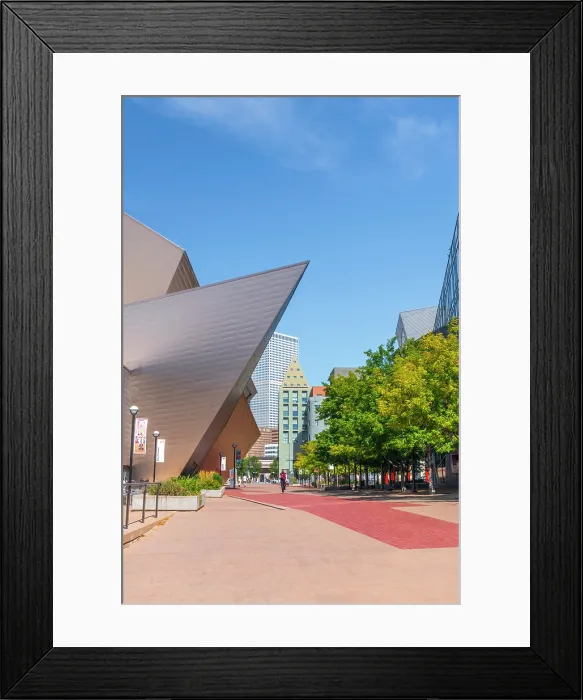 Framed Print : USA, Colorado, Denver, Denver Museum of Art, Frederic C. Hamilton Building Framed Print : USA, Colorado, Denver, Denver Museum of Art, Frederic C. Hamilton Building