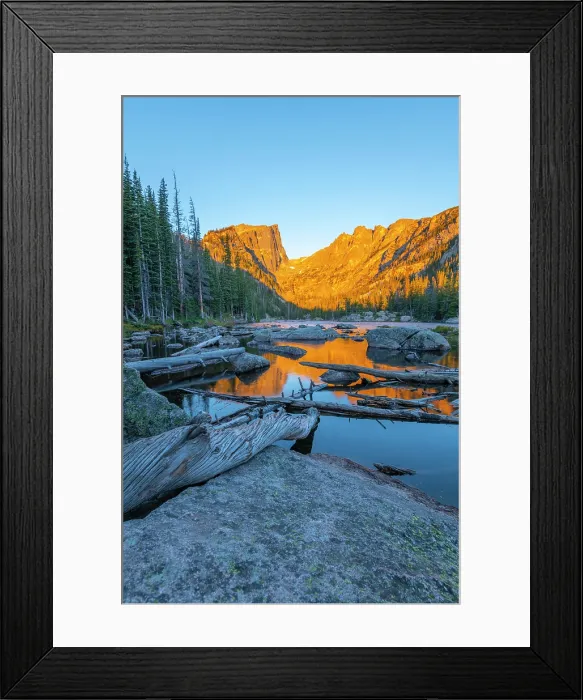Framed Print : USA, Colorado, Rocky Mountain National Park, Dream Lake, Hallet Peak Framed Print : USA, Colorado, Rocky Mountain National Park, Dream Lake, Hallet Peak