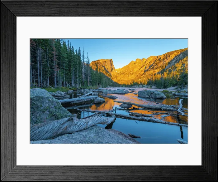 Framed Print : USA, Colorado, Rocky Mountain National Park, Dream Lake, Hallet Peak Framed Print : USA, Colorado, Rocky Mountain National Park, Dream Lake, Hallet Peak