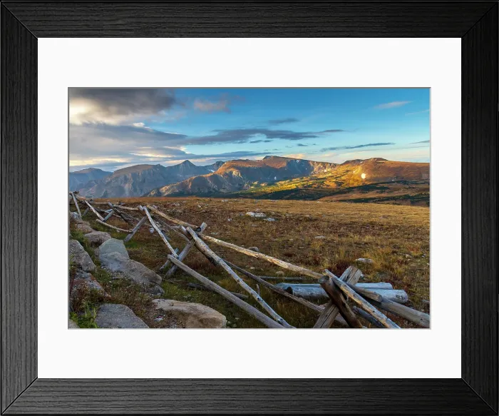 Framed Print : USA, Colorado, Rocky Mountain National Park, Gore Range Overlook towards Front Range of the Rocky Mountains Framed Print : USA, Colorado, Rocky Mountain National Park, Gore Range Overlook towards Front Range of the Rocky Mountains