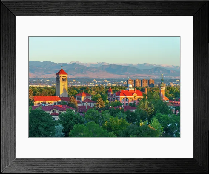 Framed Print : USA, Colorado, Denver, St. John Paul II Center for the New Evangelization, Rocky Mountains Front Range beyond Framed Print : USA, Colorado, Denver, St. John Paul II Center for the New Evangelization, Rocky Mountains Front Range beyond