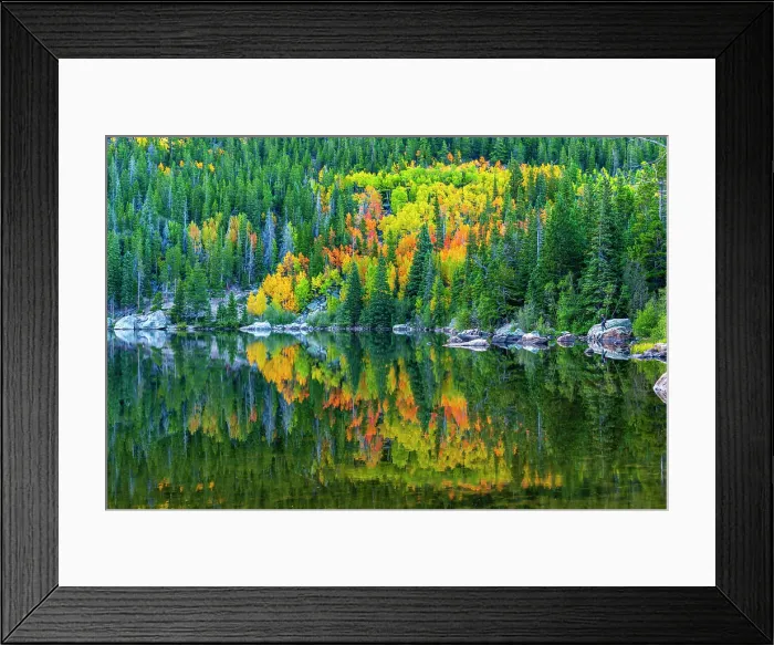 Framed Print : USA, Colorado, Rocky Mountain National Park, Bear Lake Framed Print : USA, Colorado, Rocky Mountain National Park, Bear Lake