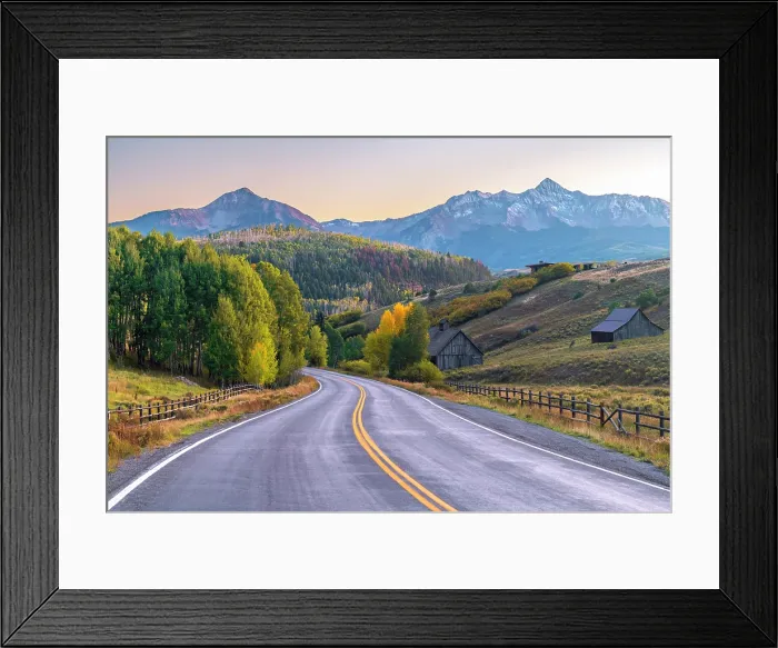 Framed Print : USA, Colorado, Telluride, San Juan Mountains, Sunshine Mountain, Mount Wilson and Wilson Peak Framed Print : USA, Colorado, Telluride, San Juan Mountains, Sunshine Mountain, Mount Wilson and Wilson Peak