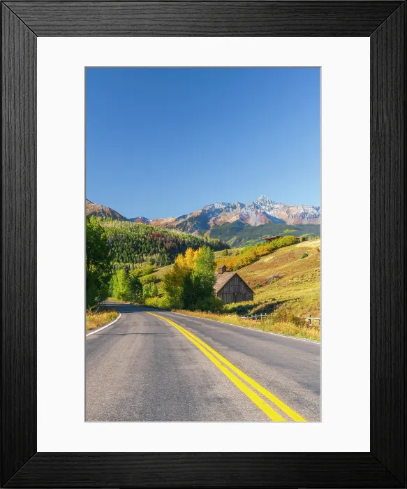 Framed Print : USA, Colorado, Telluride, San Juan Mountains, Sunshine Mountain, Mount Wilson and Wilson Peak Framed Print : USA, Colorado, Telluride, San Juan Mountains, Sunshine Mountain, Mount Wilson and Wilson Peak
