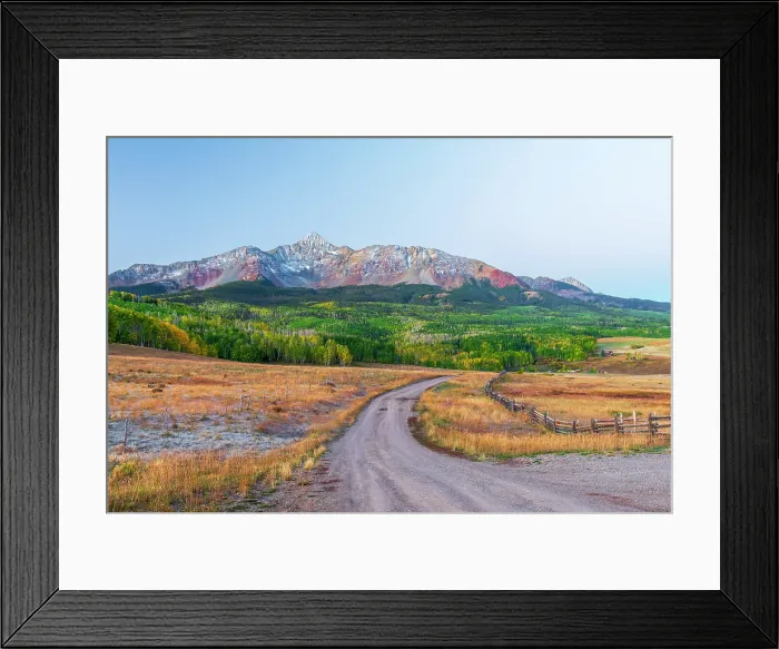 Framed Print : USA, Colorado, Telluride, Wilson Mesa, Wilson Peak of the San Juan Mountains Framed Print : USA, Colorado, Telluride, Wilson Mesa, Wilson Peak of the San Juan Mountains