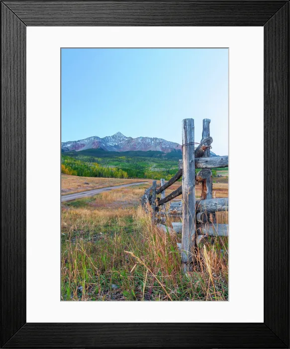 Framed Print : USA, Colorado, Telluride, Wilson Mesa, Wilson Peak of the San Juan Mountains Framed Print : USA, Colorado, Telluride, Wilson Mesa, Wilson Peak of the San Juan Mountains