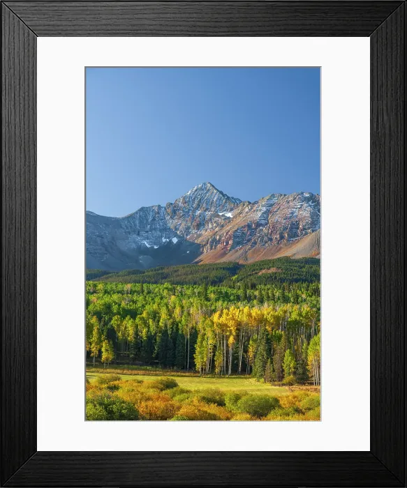 Framed Print : USA, Colorado, Telluride, Wilson Mesa, Wilson Peak of the San Juan Mountains Framed Print : USA, Colorado, Telluride, Wilson Mesa, Wilson Peak of the San Juan Mountains