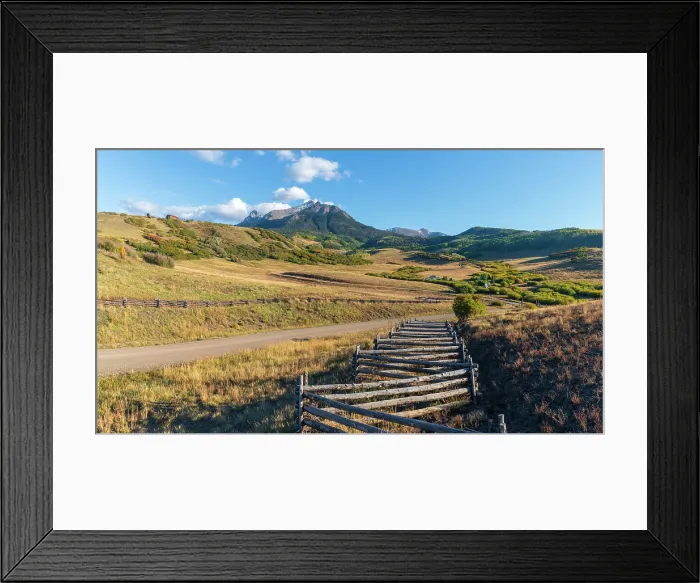 Framed Print : USA, Colorado, Telluride, Hastings Mesa, Last Dollar Road Framed Print : USA, Colorado, Telluride, Hastings Mesa, Last Dollar Road