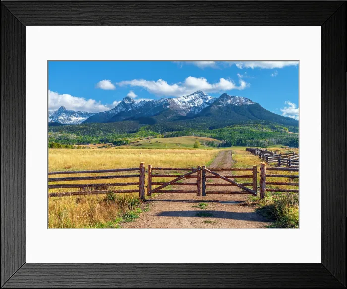 Framed Print : USA, Colorado, Telluride, Hastings Mesa Framed Print : USA, Colorado, Telluride, Hastings Mesa