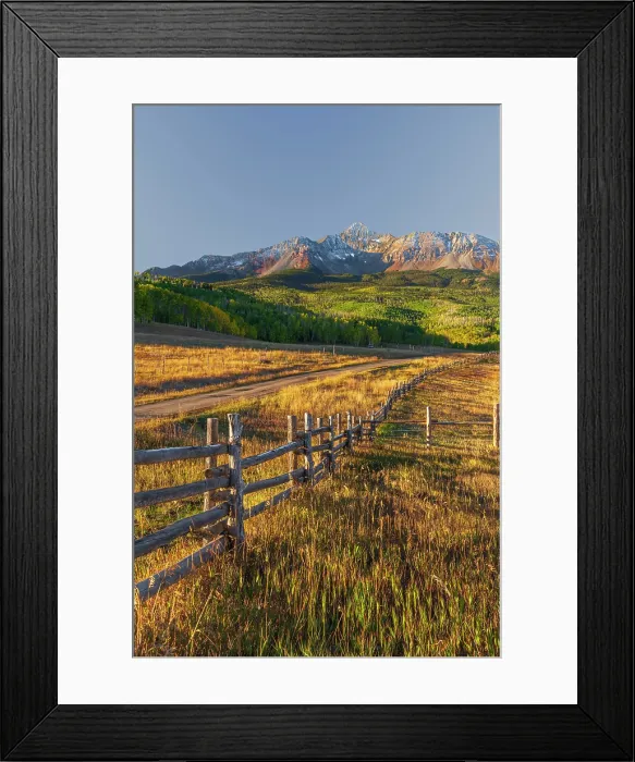 Framed Print : USA, Colorado, Telluride, Wilson Mesa, Wilson Peak of the San Juan Mountains Framed Print : USA, Colorado, Telluride, Wilson Mesa, Wilson Peak of the San Juan Mountains