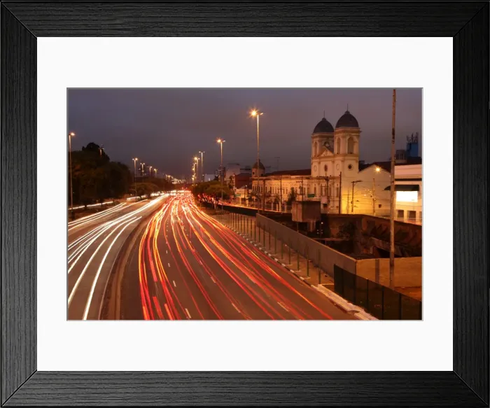 Framed Print : Avenida Tiradentes in Downtown Sao Paulo. Brazil Framed Print : Avenida Tiradentes in Downtown Sao Paulo. Brazil