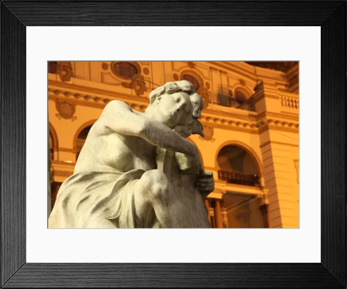 Framed Print : Statue in front of the Teatro Municipal de Sao Paulo. Brazil Framed Print : Statue in front of the Teatro Municipal de Sao Paulo. Brazil
