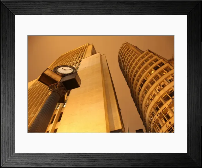 Framed Print : Skycrapers in Downtown Sao Paulo. Brazil Framed Print : Skycrapers in Downtown Sao Paulo. Brazil